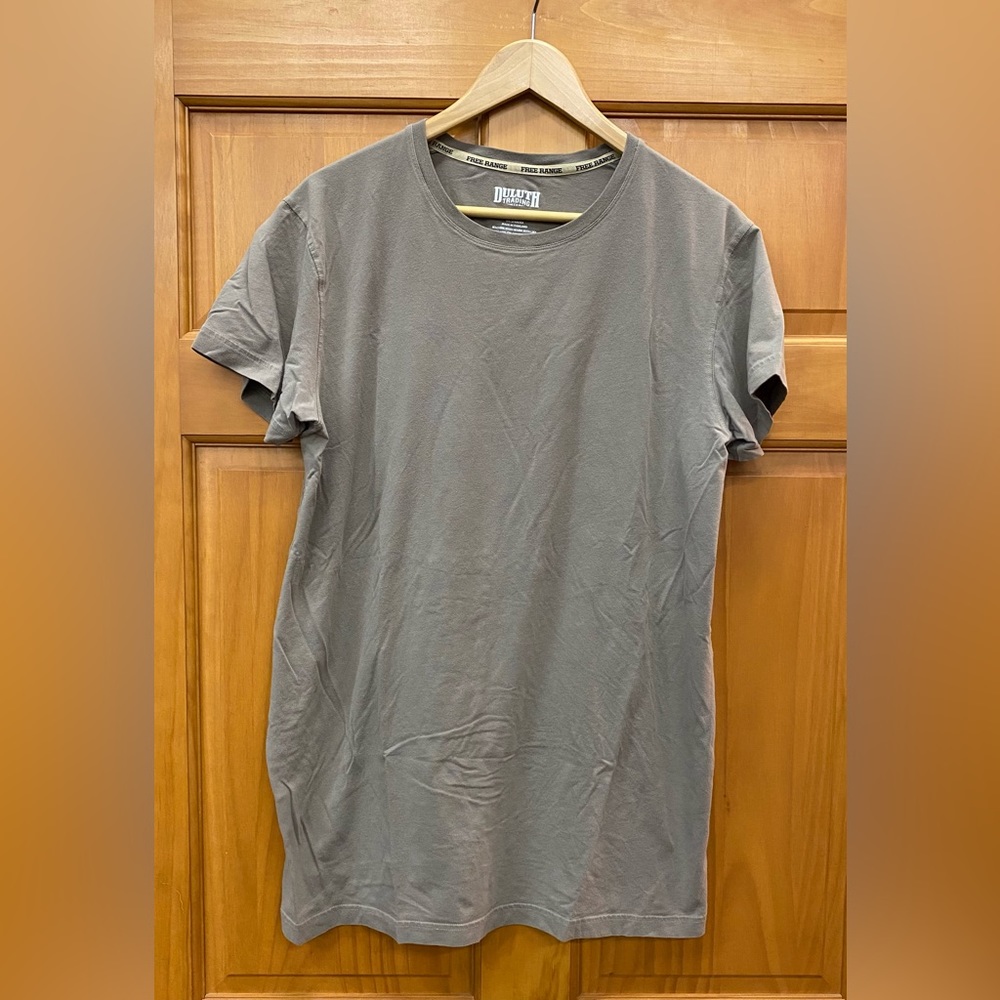 Men L Duluth Trading Organic Cotton Tee